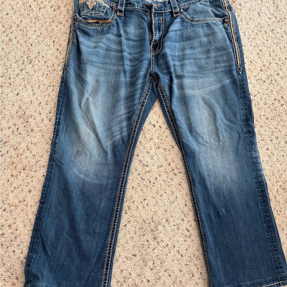 Men's Rock Revival Jeans - Straight - 40x30